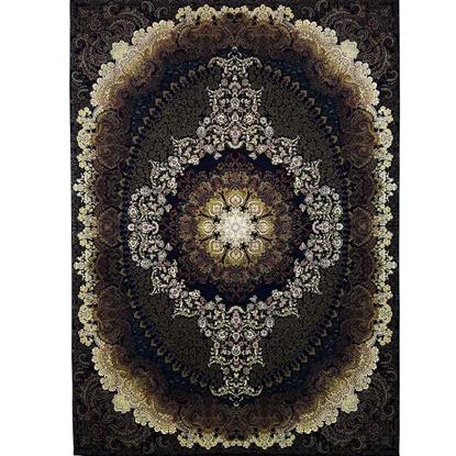 تصویر از فرش ماشینی آپادانا طرح ترانه سرمه ای